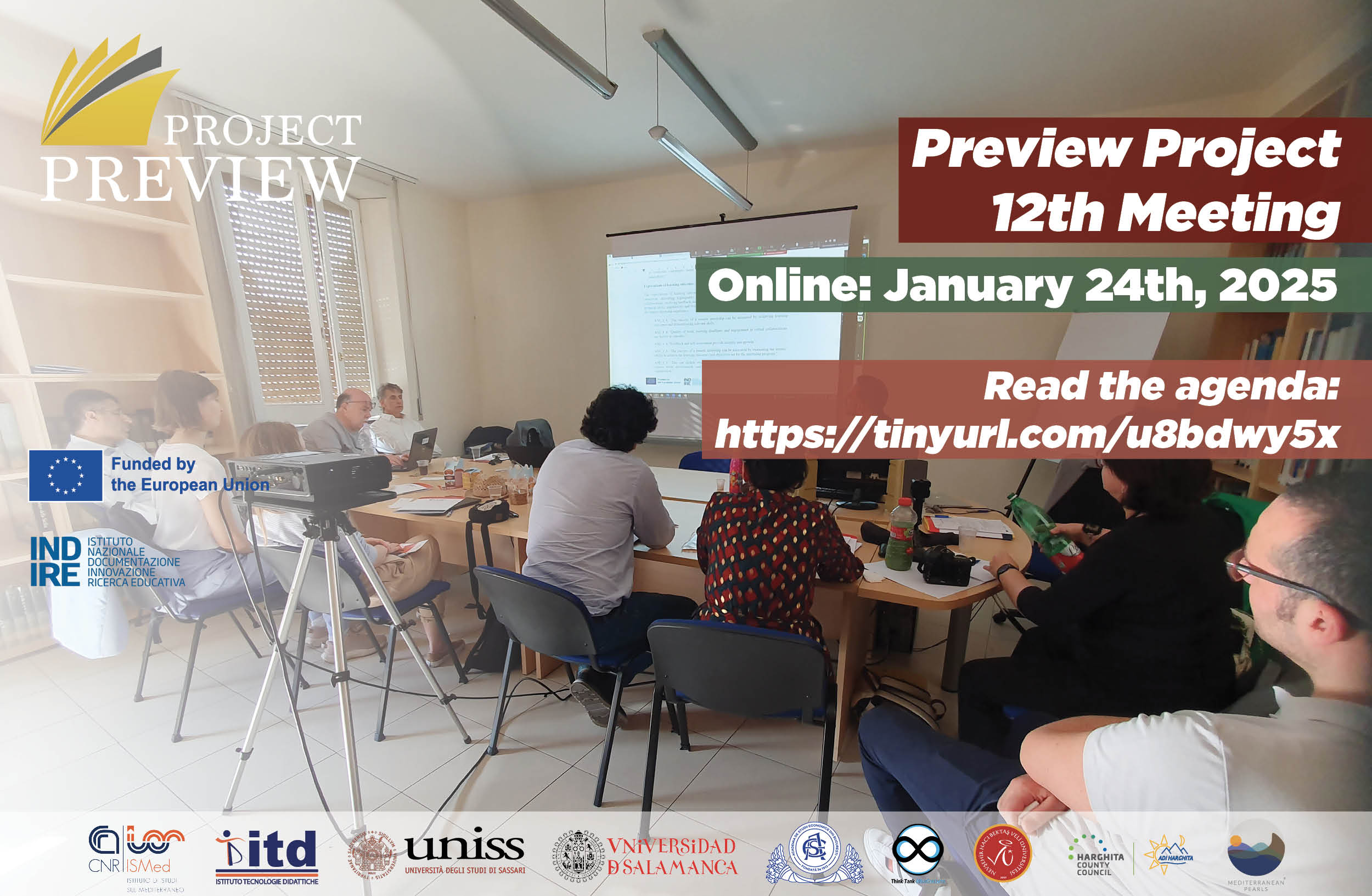 12th Preview Project partner meeting on January 24th, 2025